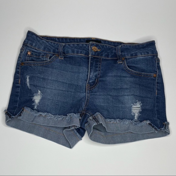 Dark Wash Shorts - Picture 1 of 4